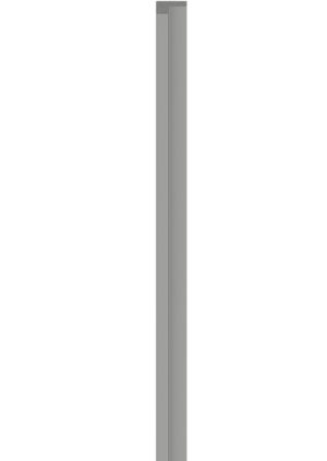 Левая планка рейка панели LINERIO S-LINE GREY СЕРЫЙ